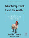 What Sheep Think About the Weather